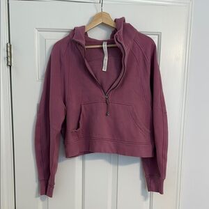 Lululemon Scuba oversized half zip hoodie